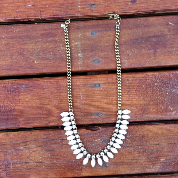 ⬇️ J. Crew Sunflower Statement Necklace in White - Picture 10 of 10